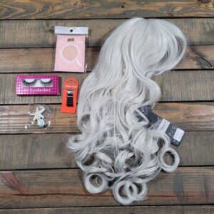 Mermaid Cosplay Wig With Accessories